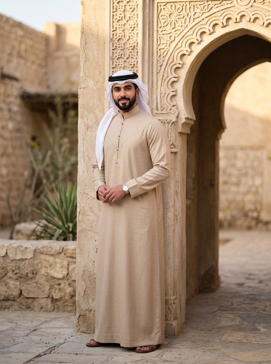 Arabic Style Desert Sand Jubba (অ্যারাবিক স্যান্ড জুব্বা)